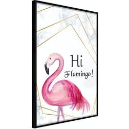 Affisch Hi Flamingo! [Poster] 20x30 Poster